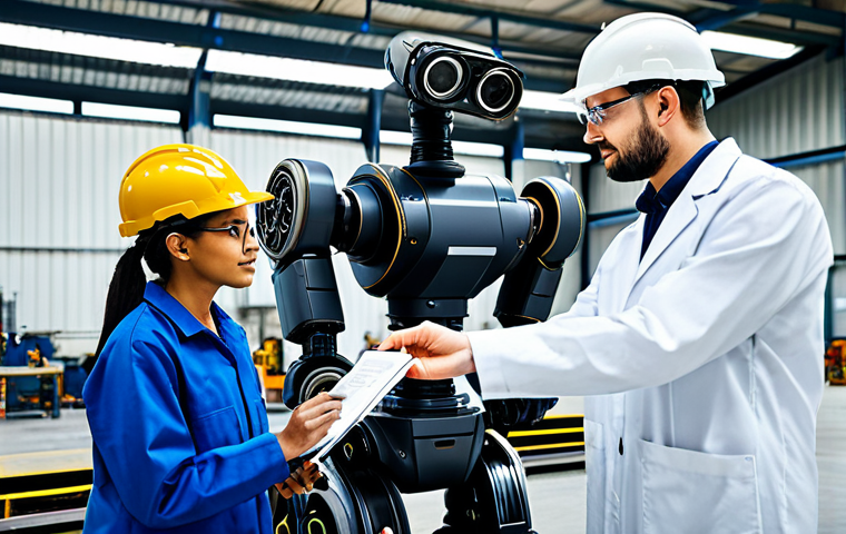 공장자동화 엔지니어의 경력 개발 - PLC Programming Expert**
"A professional engineer, fully clothed in appropriate work attire (safety... 공장자동화 엔지니어의 경력 개발 - PLC Programming Expert**
"A professional engineer, fully clothed in appropriate work attire (safety...