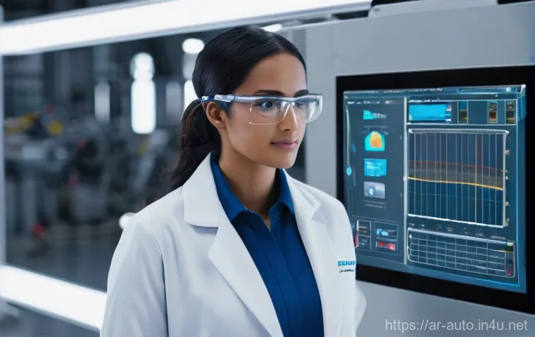 공장자동화 엔지니어의 해외 경험 - **Prompt:** A highly detailed, photorealistic image of an Arab automation engineer (male or female, ...