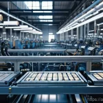 공장자동화 엔지니어링 트렌드 - The user requires three image generation prompts in English, based on the provided Arabic text about...